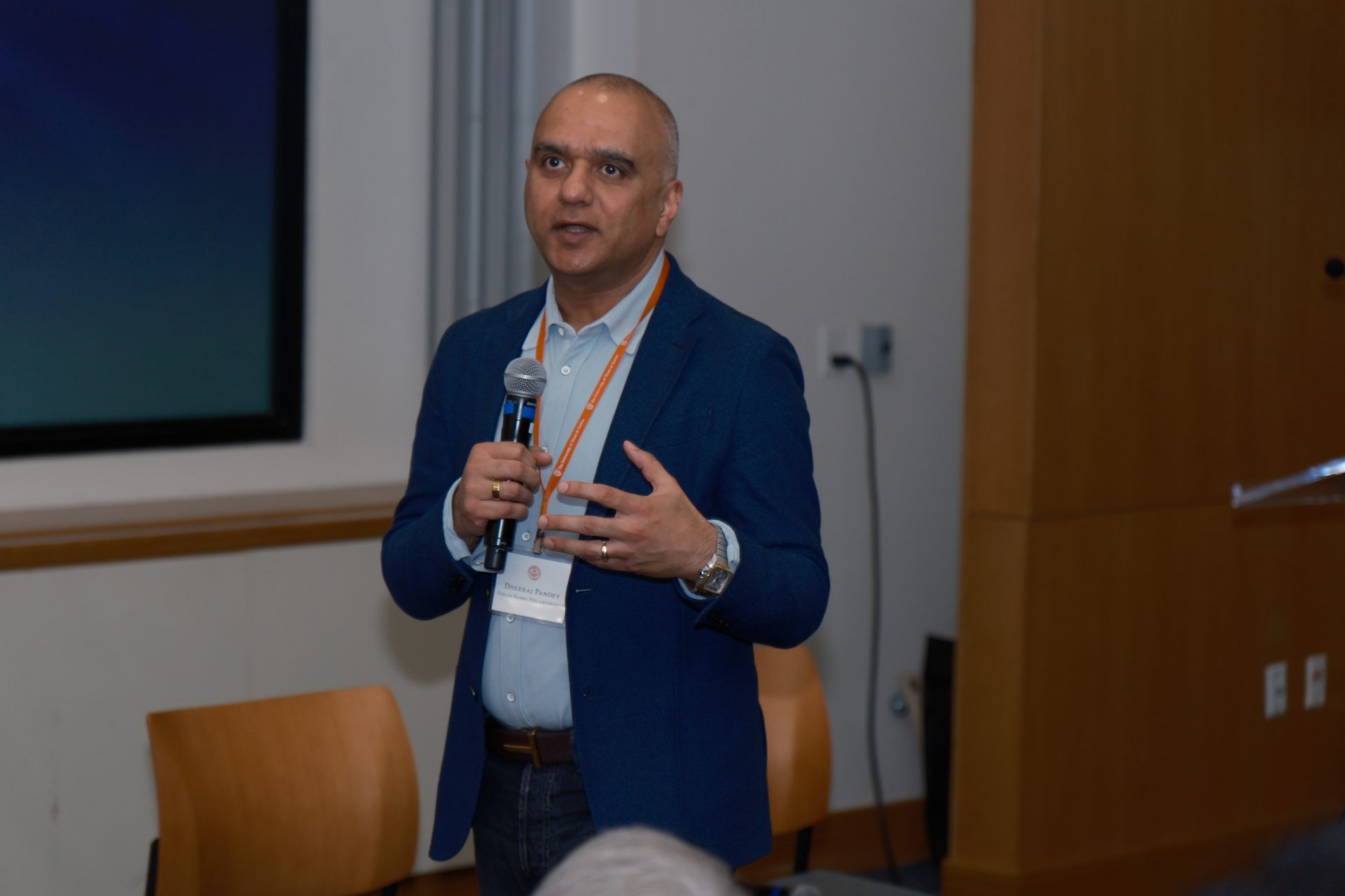 Dheeraj Pandey speaking