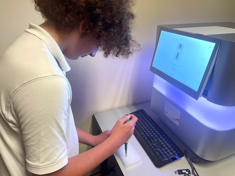 DNA Sequencer at The Harker School