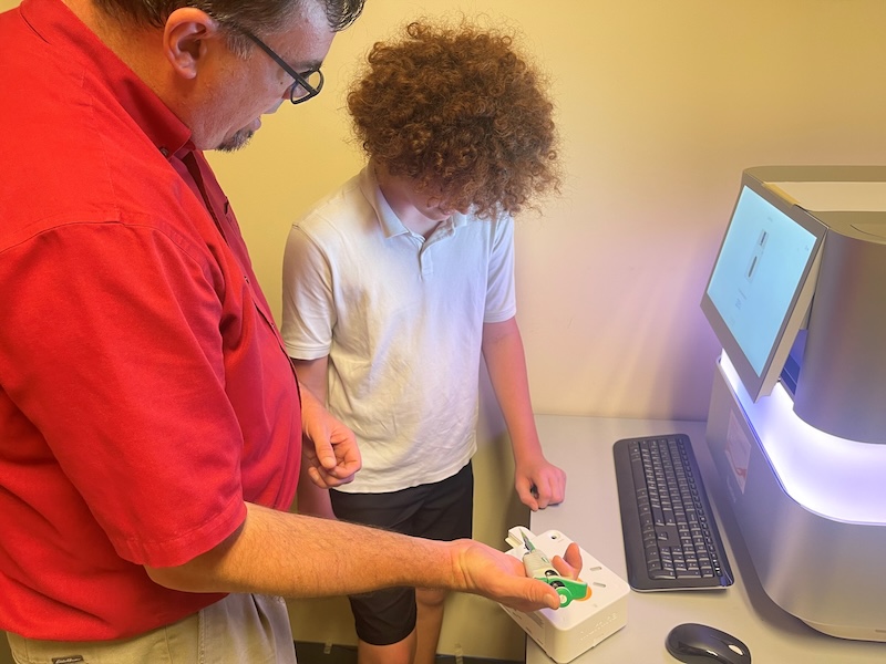 DNA Sequencer at The Harker School